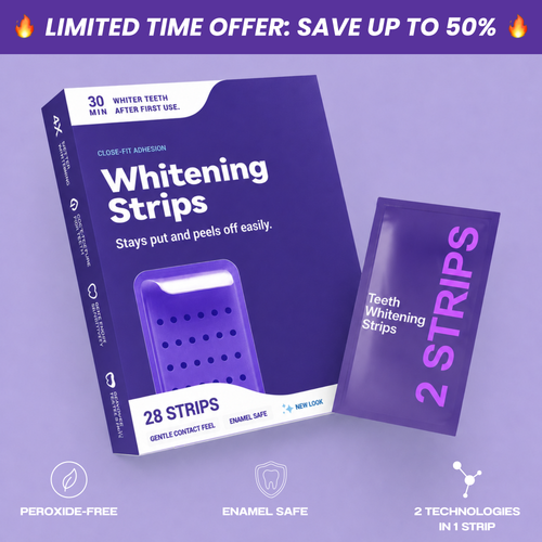 Purple PAP Whitening Strips